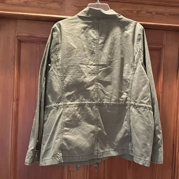 Madewell Utility Jacket in Olive Green - Picture 3 of 11